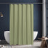 N&Y HOME Fabric Shower Curtain or Liner with Magnets, Sage Green, Hotel Quality, Machine Washable, 72x72