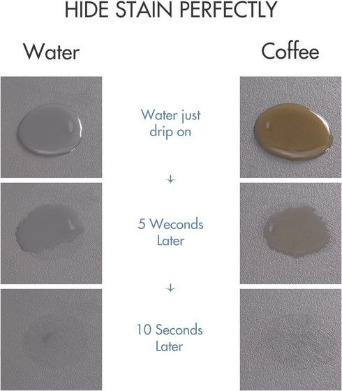 Drying Mat for Kitchen Countertops, Coffee Mat Hide Stain Rubber Backed Absorbent Dish Drying Mat (Gray, 16"x20")