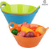 Tiawudi 6 Pack Snack Bowls - Large Plastic Serving Bowls for Kitchen, Microwave Safe