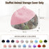 Bean Bag Cover (No Filler), Soft Faux Fur Stuffed Animal Bean Bag Storage Only Cover, Fluffy Plush Bean Bag Chair Cover