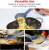 Goldlion Silicone Spoon Soup Ladle for Cooking, Mixing & Serving, Non-Stick Cookware Safe