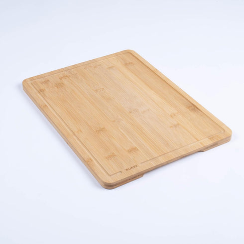 15.75" 11.81" BOXIO - CuttingBoard: Premium Bamboo Wood Cutting Board for Camping & Kitchen - x - Ideal chopping board