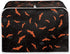 Halloween Spider Web Bats Toaster Cover, Dustproof 4 Slice Small Appliance Cover