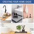 3PCS Water Absorbing Stone Tray, Drying Neat Diatomite Sink Tray, Instant Dry Coasters for Kitchen Sponge Holder (8 *