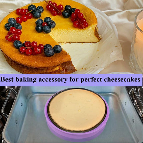 GBYAN Springform Pan Protector for 9inch and 9.5inch Springform Pan, Preventing Water from Entering the Baking Pan