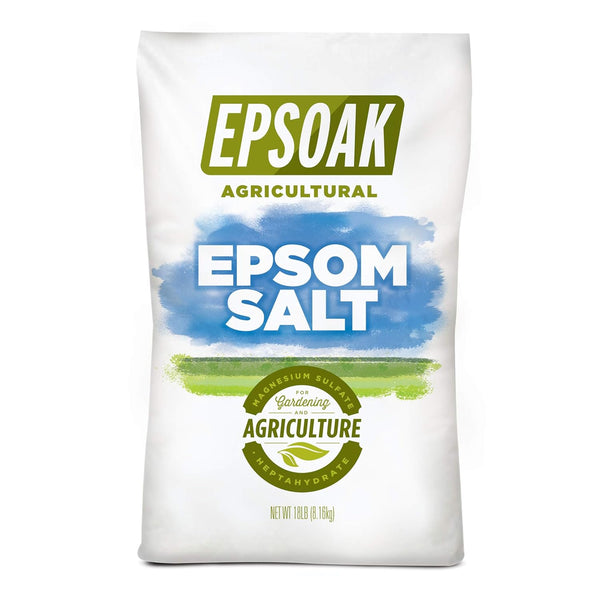 Epsoak Epsom Salt 18 lb. Agricultural Grade Magnesium Sulfate. Resealable Bulk Bag