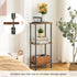 2-Layer BF09BZ01 HOOBRO End Table, Small Side Table, Nightstand with Storage Shelves, Sofa Table for Small Spaces