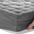 8-21" (39x75 Inches, EASELAND Twin Size Mattress Pad Pillow Top Mattress Cover Quilted Fitted Mattress Protector Single