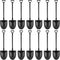 DIYASY 100 Pcs Mini Shovel Spoons - Plastic Shovel Spoon for Desserts, Halloween, Birthday Party Favors
