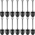 DIYASY 100 Pcs Mini Shovel Spoons - Plastic Shovel Spoon for Desserts, Halloween, Birthday Party Favors