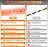 17.5 Inch 300W 10000H Extra Long Heat Lamp for Chickens, Carbon Fiber Chicken Coop Heater for Winter, Adjustable Temp