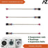 4 Washer Suspension Rod Damper Replacement for Samsung WA45M7050AW/A4, WA50R5400AV/US, WA45T3400AW