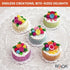 RFAQK 4-Inch Mini Cake Pans Set for Baking - Nonstick 4PCs Small Pans for Cheesecakes, Pizzas, and Smash Cakes