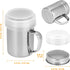Accmor 2pcs Powdered Sugar Shaker Duster with Handle - Cinnamon Shaker Flour Sifter, 7oz Stainless Steel Fine Mesh