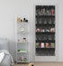 Simple Houseware 24 Pockets Over The Door Hanging Shoe Organizer, Black (64'' x 19'')