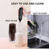 Rechargeable Handheld Electric Milk Frother with USB C Charging Stand, Powerful Whisk for Coffee, Hot Chocolate, Frappe