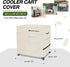 80-100 32"L 18"W 30"H) Porch Shield Waterproof Rolling Qt Cooler Cart Cover Fits Most Patio Ice Chest Party Cooler