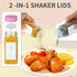 TESUNMU Label4oz 36) Pink Spice Jars with Seasoning Containers, Glass Spice Bottles with Shaker Lids,Funnel, Chalk