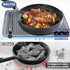 Walfos Large Silicone Trivet - 16x12 Inch Heat Resistant Pot Holders for Kitchen Countertops, Gray