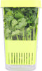 Herb Keeper 1Pcs, BPA-Free Plastic Herb Saver with Inner Basket for Cilantro, Mint, Parsley, Asparagus, Keeps Fresh