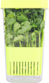 Herb Keeper 1Pcs, BPA-Free Plastic Herb Saver with Inner Basket for Cilantro, Mint, Parsley, Asparagus, Keeps Fresh