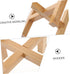 Wooden Planter Stand - 1pc Bamboo Tray Small Plant Holder Shelf for Indoor Flower Pots, Bonsai Stand