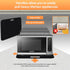 Heat Resistant Mat for Air Fryer with Sliding Function, 2 Pcs 15 * 18 in Heat Resistant Pad Sliding Caddy Countertop Protector Mat Air Fryer Mat for Most XL Air Fryer Oven Microwave Oven by SIUDANGKA