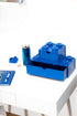 LEGO Stackable Desk Drawer BLUE - Plastic Storage Box for LEGO, Toys, Office Supplies, and Home Decoration