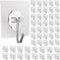 DDMY Heavy Duty Wall Hooks, Transparent Waterproof Self Adhesive Utility Hooks for Kitchen, Shower, Coat, Key Hanging