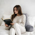 19" OAISZ Reading Pillow for Sitting in Bed Adult, Reading Pillow with Shredded Memory Foam, Back Pillow for Sitting Up