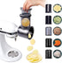 Slicer/Shredder Grater Attachment for Kitchen Aid Stand Mixer, 5 Blades Compatible with Kitchenaid Accessories