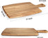 Best Acacia Wood Cutting Board with Handle, Kitchen Chopping Boards for Bread, Meat, Fruit, Cheese