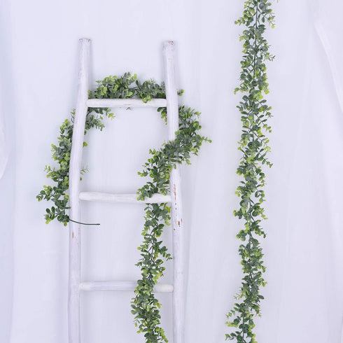 DearHouse Faux Eucalyptus Garland Plant, 2 Pack Artificial Vines Hanging Eucalyptus Leaves for Wedding Decor