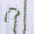 DearHouse Faux Eucalyptus Garland Plant, 2 Pack Artificial Vines Hanging Eucalyptus Leaves for Wedding Decor