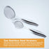 Jean-Patrique Set of 2 Stainless Steel Tea Strainer + Sifter for Baking – Fine Mesh, Durable Construction