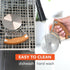 Full Circle Slice Stainless Steel Precision Pizza Wheel with Safety Cover, Effortless Slicing, Eco-Friendly, Dishwasher