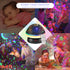 16 Timer Star Light Projector with Remote Control,Rotation and Colors Projection Lamp and Sleep Light,Christmas Easter