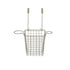 Spectrum Grid Tall Bathroom & Under Sink Organizer, Satin Nickel - Over the Cabinet Styling Station for Hair Dryer,