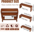 Feiyonec 2 Sets, 6 Counter, 9.4in, 10.6in, 11.8in PCS Total, Wood Risers Display Stand, Cupcake Dessert Cake Stand