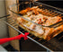 HIC Kitchen Non-Stick Silicone Oven Rack Jack, Heat Safe for Ovens and Toaster Ovens