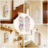 2PCS Butterfly Plastic Bag Holder for Kitchen Essentials, Reusable Hanging Grocery Bag Organizer, Washable Large