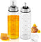 Loyanger Honey Dispenser No Drip, 10 OZ Honey Jar Maple Syrup Dispenser, Glass