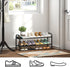 kiplant 2-Tier Closet, Closet Shoe Rack for Expandable Metal Shoe Organizer, Adjustable Shoe Shelf Storage Organizer