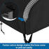 AKEfit Air Conditioner Cover for Outside, Heavy Duty Waterproof AC Defender, Durable Oxford Fabric, Black