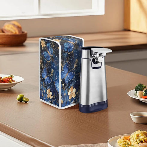 Butterfly Electric Can Opener Dust Cover, Floral Protective Cover for Kitchen Appliance