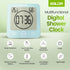 BALDR Digital Shower Clock - Blue Water-Resistant Countdown Timer with Temperature and Humidity