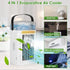 Portable Air Conditioners, Evaporative Cooler with Water Mist, USB Powered Mini Fan for Bedroom Office Home
