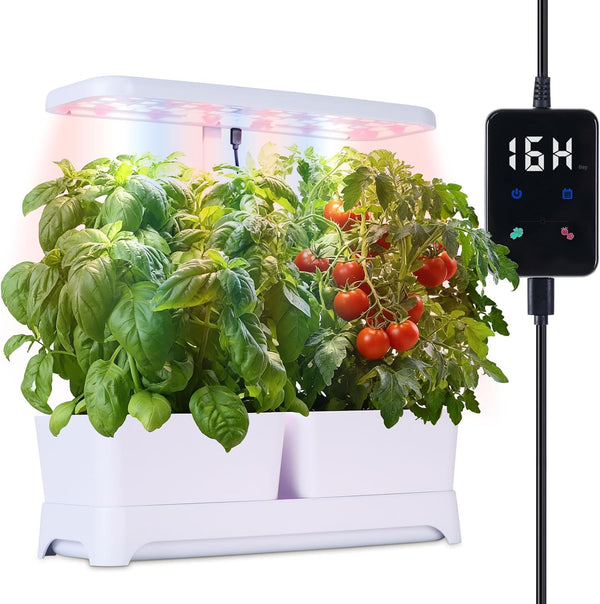 Indoor Garden Led Grow Light Planter Pots, Herb Kitchen Garden Grow Kit,