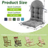 44x19x4 Inch, Rocking Chair Cushions, Indoor/Outdoor Adirondack Chair Cushion, Waterproof and Fade-Resistant Rocking