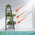 kiplant Plant Stand Indoor, Outdoor Tiered Plant Stand, Corner/Metal/Black Plant Shelf
